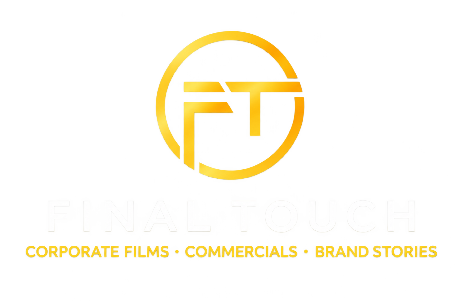 Final Touch Productions gold and white logo